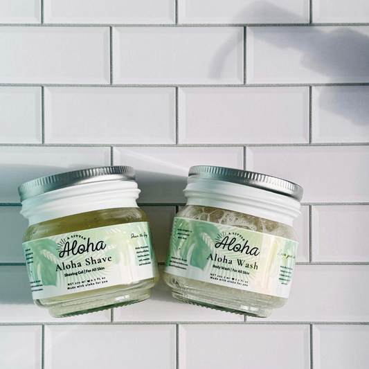Aloha Shave & Aloha Wash + Pumice Stone